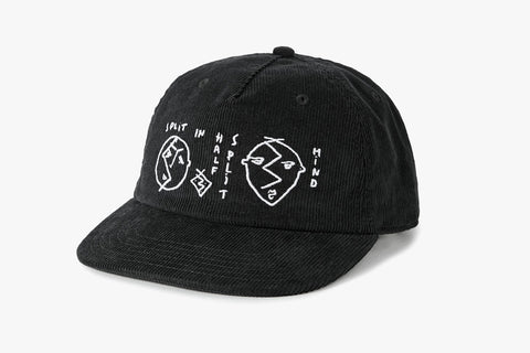 JAMES CAP | SPLIT IN HALF - Black SP25