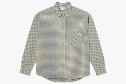 MITCHELL LS SHIRT - Cream Check FA24