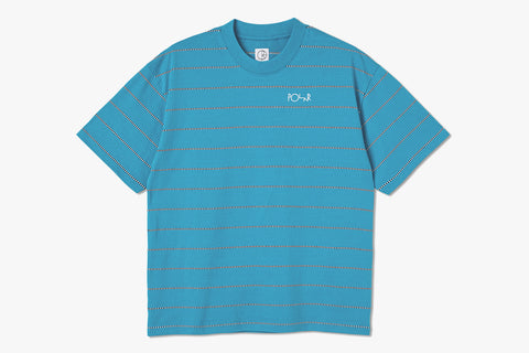 CHECKERED SURF TEE - Turquoise SU22